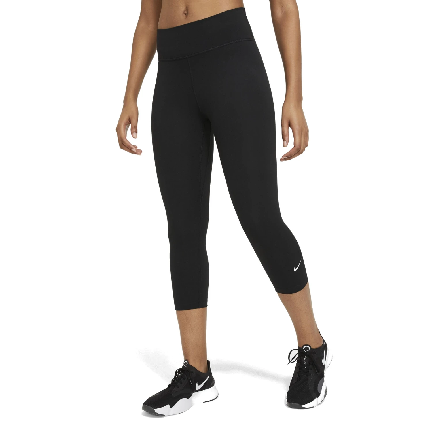 Nike One Leggings Dames - Black/white DD0245-010 7 Nike One Leggings Dames - Black/white DD0245-010 - Afbeelding 5