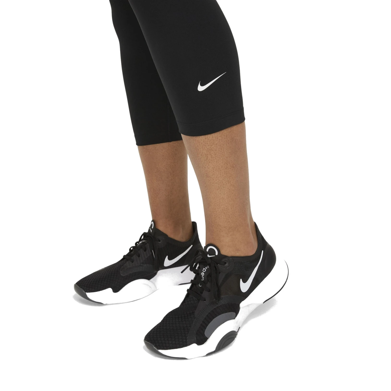 Nike One Leggings Dames - Black/white DD0245-010 6 Nike One Leggings Dames - Black/white DD0245-010 - Afbeelding 4