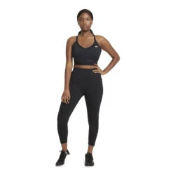 Nike One Legging Met Halfhoge Taille Voor Dames - Black/white DD0252-010 -Fitness-Mode Winkel nike one damen leggings black white dd0252 010 1 918888