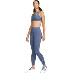Nike Dri-FIT One Legging Dames - Diffused Blue/white DM7278-491 -Fitness-Mode Winkel nike one dri fit womens high rise leggings diffused blue white dm7278 491 1 1415298