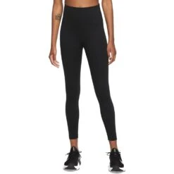 Nike One Dri-FIT High-Waisted Legging 7/8 Dames - Zwart/wit DV9020-010