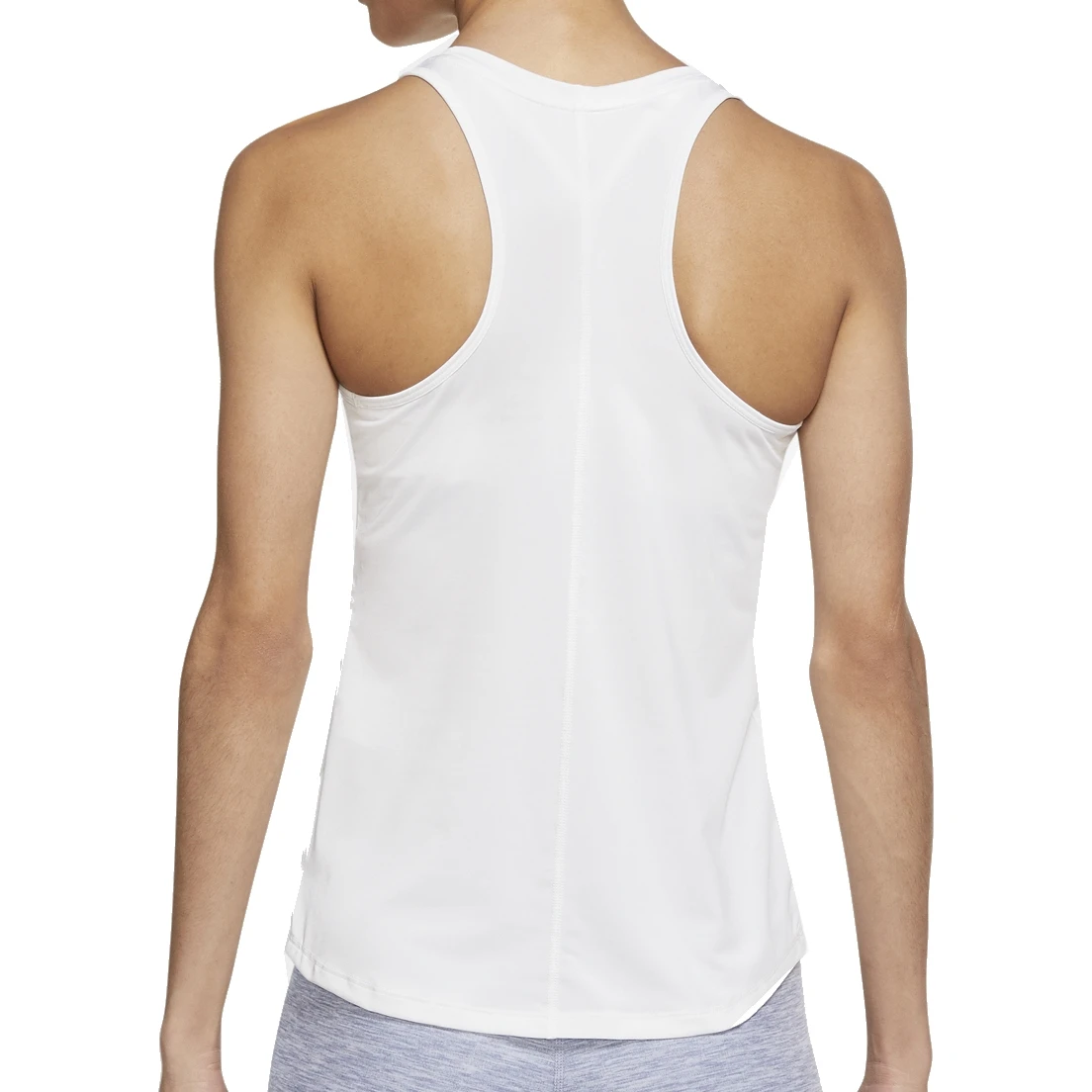 Nike Dri-Fit One Slim Fit Top Dames - White/black DD0623-100 4 Nike Dri-Fit One Slim Fit Top Dames - White/black DD0623-100 - Afbeelding 2