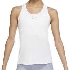 Nike Dri-Fit One Slim Fit Top Dames - White/black DD0623-100