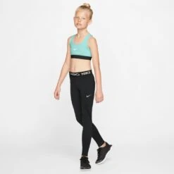 Nike Pro Leggings Kinderen - Black/white DA1028-010 11 Nike Pro Leggings Kinderen - Black/white DA1028-010 -Fitness-Mode Winkel nike pro big kids tights black white da1028 010 3 973158