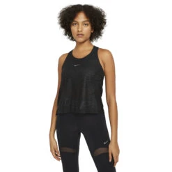 Nike Pro Tanktop Dames - Black/dark Smoke Grey/metallic Silver DA0528-010 -Fitness-Mode Winkel nike pro damen tanktop black dark smoke grey metallic silver da0528 010 2 919242