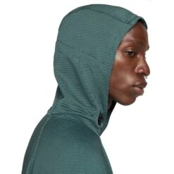 Nike Pro Dri-FIT Fleece Fitness Hoodie Heren - Faded Spruce/black DV9821-309 -Fitness-Mode Winkel nike pro dri fit mens fleece fitness pullover faded spruce black dv9821 309 3 1415266