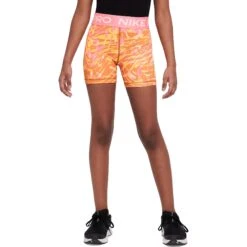 Nike Pro 3" Shorts Kinderen - Monarch/coral Chalk/white DX4989-815 -Fitness-Mode Winkel nike pro kids 3 shorts monarch coral chalk white dx4989 815 2 1480887