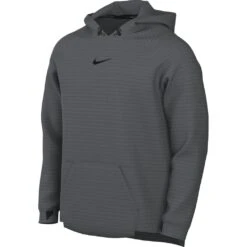 Nike Pro Fleece Training Hoodie Heren - Iron Grey/black/black DM5889-068