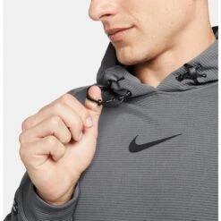 Nike Pro Fleece Training Hoodie Heren - Iron Grey/black/black DM5889-068 -Fitness-Mode Winkel nike pro mens pullover fleece training hoodie iron grey black black dm5889 068 4 1313521