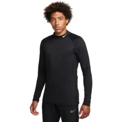 Nike Pro Warm Dri-FIT Shirt Met Lange Mouwen Heren - Zwart FB8515-010