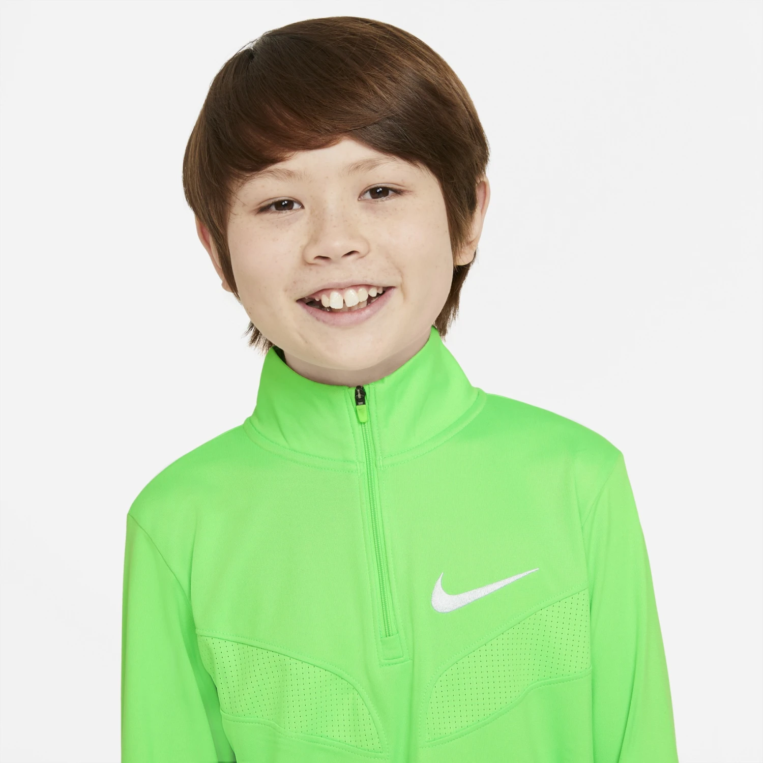 Nike Sport Shirt Met Lange Mouwen Kinderen - Green Strike/green Strike/white DA0557-398 5 Nike Sport Shirt Met Lange Mouwen Kinderen - Green Strike/green Strike/white DA0557-398 - Afbeelding 3