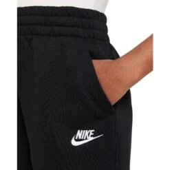 Nike Sportswear Club Fleece Korte Broek Kinderen - Zwart/wit FD3015-010 -Fitness-Mode Winkel nike sportswear club fleece kids shorts black white fd3015 010 3 1523453