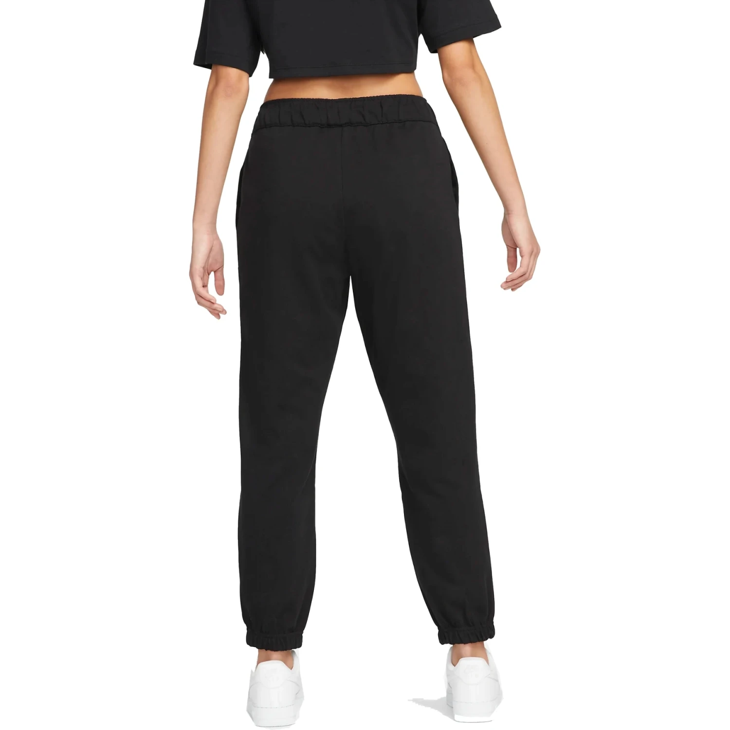 Nike Sportswear Easy Trainingsbroek Dames - Zwart/wit DM6419-010 4 Nike Sportswear Easy Trainingsbroek Dames - Zwart/wit DM6419-010 - Afbeelding 2