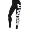 Nike Sportswear Essential High-Rise Leggings Dames - Black/white CZ8534-010 -Fitness-Mode Winkel nike sportswear essential high rise damen leggings black white cz8534 010 1 923734