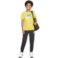 Nike Sportswear Club Fleece Cargo Trainingsbroek Kinderen - Dark Smoke Grey FD1200-070 -Fitness-Mode Winkel nike sportswear fleece kids cargo pants dark smoke grey fd1200 070 3 1415001