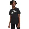 Nike Sportswear Shirt Kinderen - Zwart FD3189-010 -Fitness-Mode Winkel nike sportswear kids t shirt black fd3189 010 2 1534359