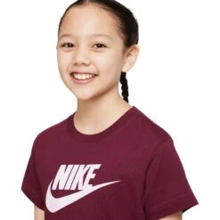 Nike Sportswear T-Shirt Kinderen - Dark Beetroot AR5088-638 -Fitness-Mode Winkel nike sportswear t shirt big kids dark beetroot ar5088 638 1 1251194