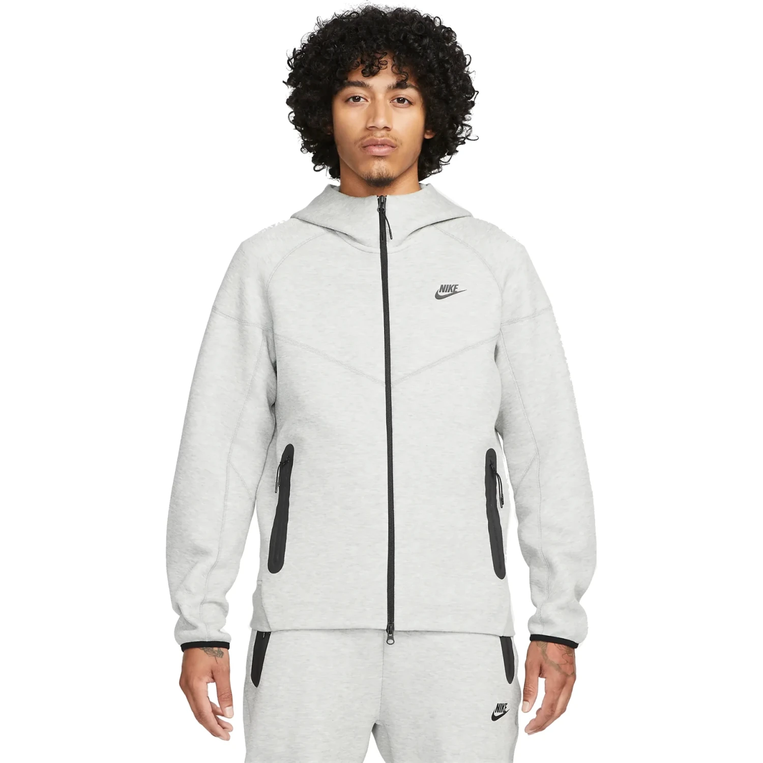 Nike Sportswear Tech Fleece Windrunner Jas Heren - Dark Grey Heather/black FB7921-063 3 Nike Sportswear Tech Fleece Windrunner Jas Heren - Dark Grey Heather/black FB7921-063