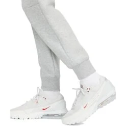 Nike Sportswear Tech Fleece Broek Voor Dames - Dark Grey Heather/black FB8330-063 -Fitness-Mode Winkel nike sportswear tech fleece women jogger pants dark grey heather black fb8330 063 3 1540293