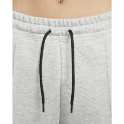 Nike Sportswear Tech Fleece Broek Voor Dames - Dark Grey Heather/black FB8330-063 -Fitness-Mode Winkel nike sportswear tech fleece women jogger pants dark grey heather black fb8330 063 7 1540289