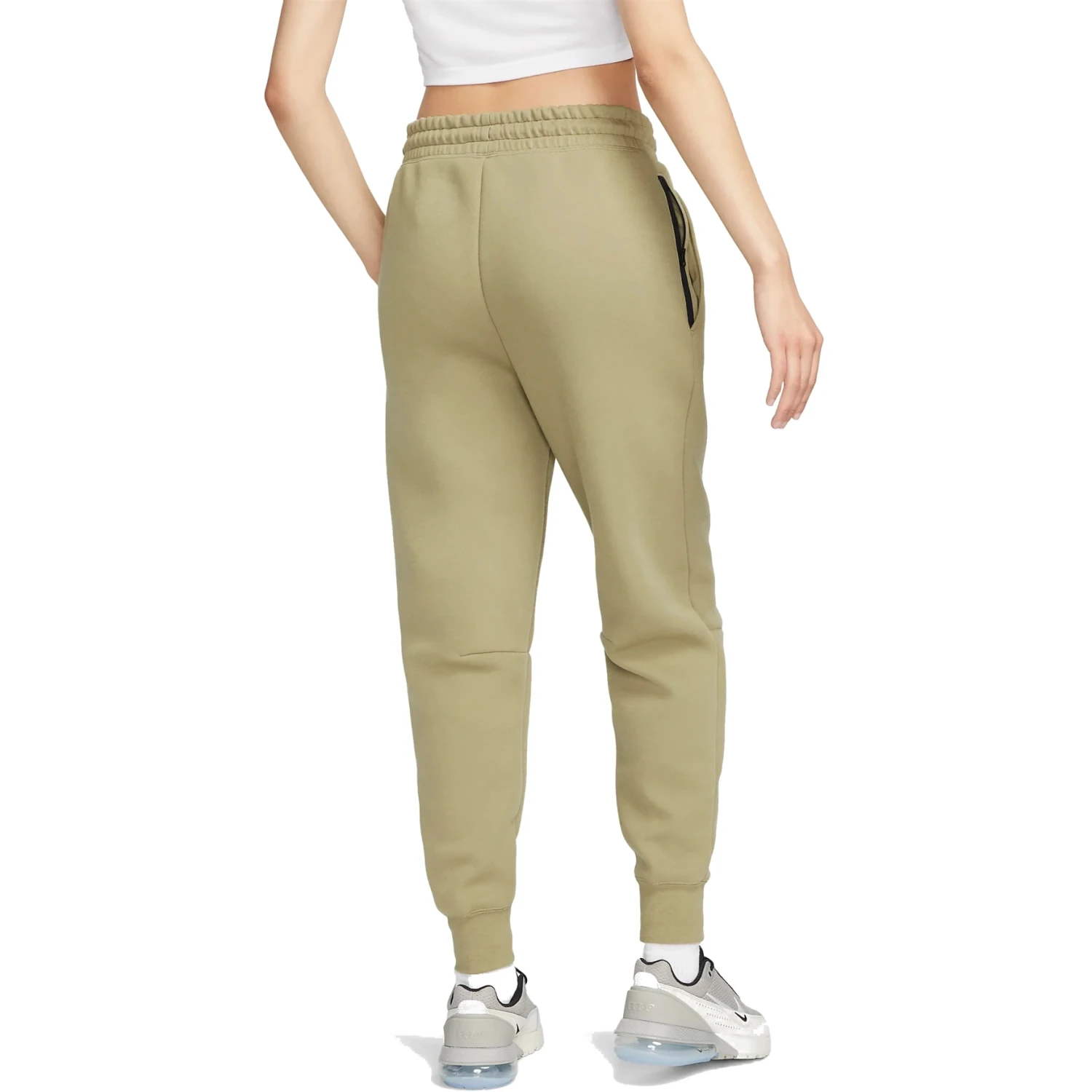 Nike Sportswear Tech Fleece Broek Voor Dames - Neutral Olive/black FB8330-276 4 Nike Sportswear Tech Fleece Broek Voor Dames - Neutral Olive/black FB8330-276 - Afbeelding 2