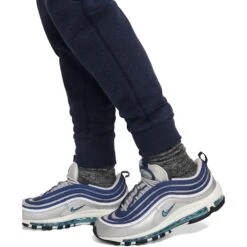 Nike Sportswear Tech Fleece Broek Voor Kinderen - Obsidianheather/black/black FD3287-473 -Fitness-Mode Winkel nike sportswear tech kids fleece pants obsidian heather black black fd3287 473 3 1533935