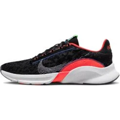 Nike SuperRep Go 3 Next Nature Flyknit Trainingsschoenen Heren - Black/white-dark Smoke Grey-bright Crimson DH3394-003