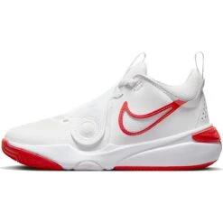 Nike Team Hustle D 11 Basketballschoenen Voor Kinderen - Summit White/track Red-white DV8996-102