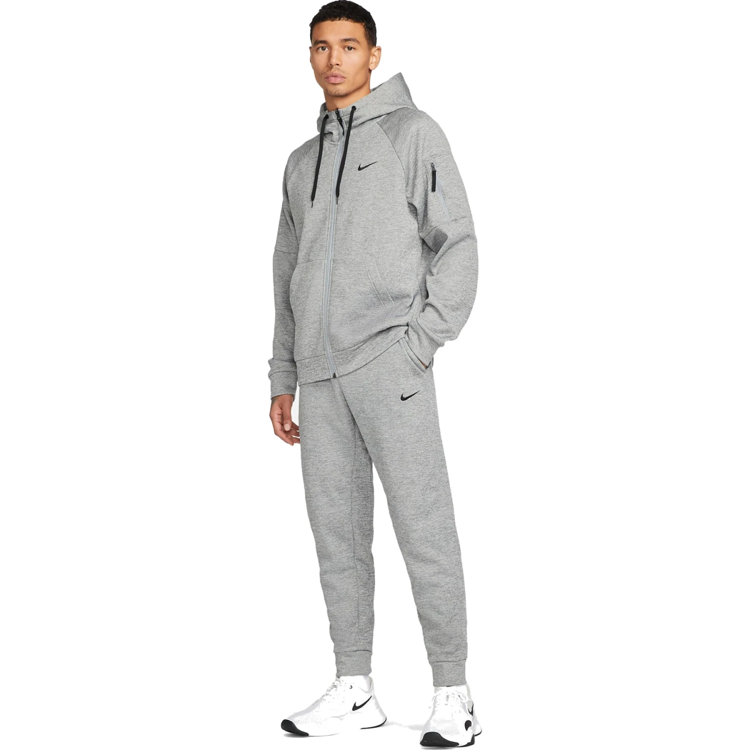 Nike Therma-FIT Trainingsbroek Heren - Dark Grey Heather/particle Grey/black DQ5405-063 9 Nike Therma-FIT Trainingsbroek Heren - Dark Grey Heather/particle Grey/black DQ5405-063 - Afbeelding 7