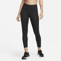Nike Yoga Dri-FIT 7/8 High-Rise Legging Dames - Black/iron Grey DM7023-010 -Fitness-Mode Winkel nike yoga dri fit women s 7 8 high rise leggings black iron grey dm7023 010 3 1221024