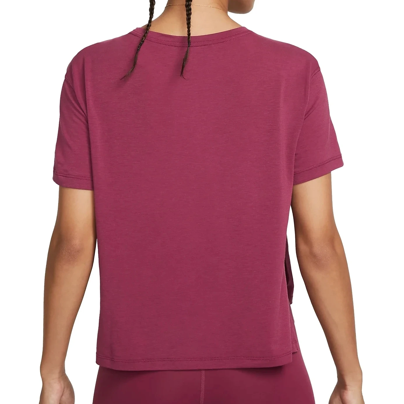 Nike Yoga Dri-FIT Top Dames - Rosewood/particle Grey DM7025-653 4 Nike Yoga Dri-FIT Top Dames - Rosewood/particle Grey DM7025-653 - Afbeelding 2