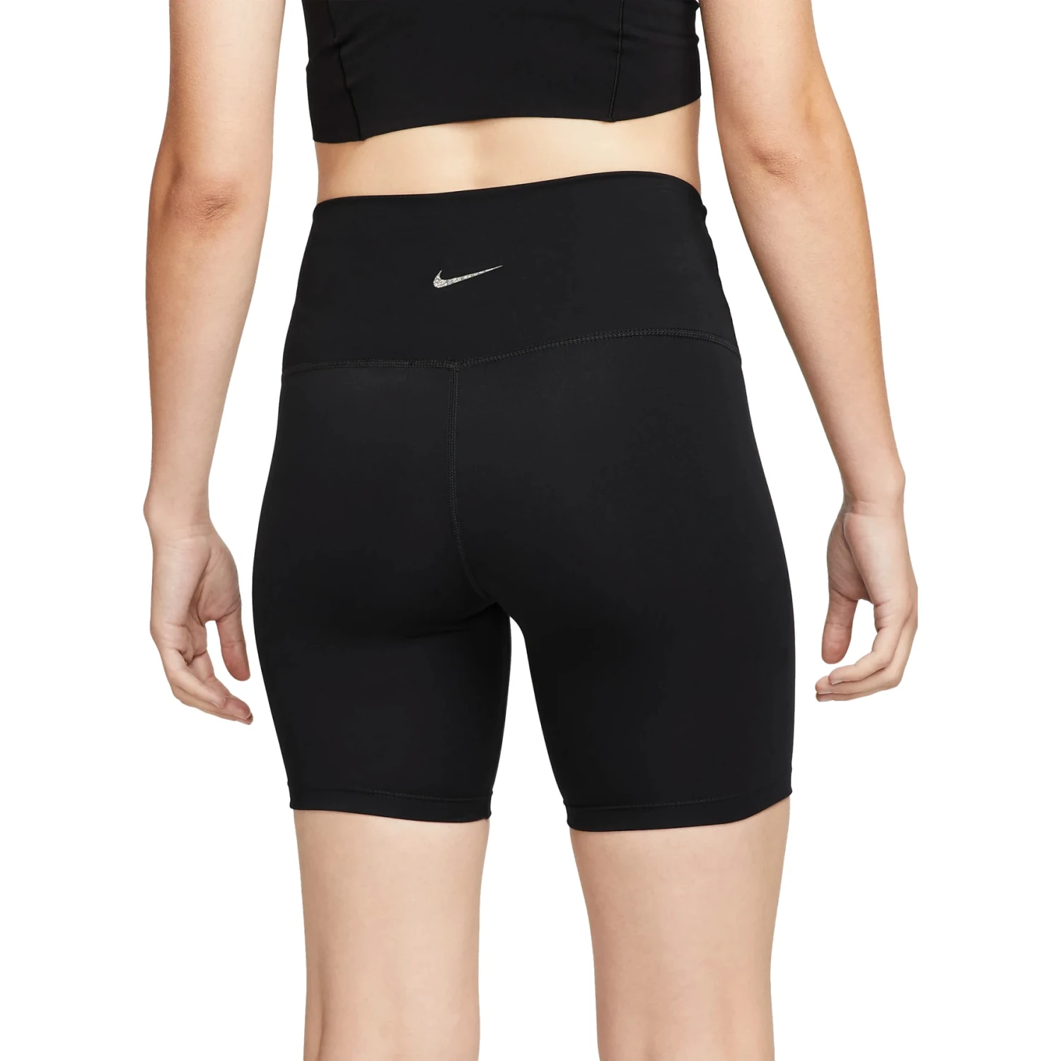 Nike Yoga 7" Legging Dames - Black/iron Grey DQ6027-010 4 Nike Yoga 7" Legging Dames - Black/iron Grey DQ6027-010 - Afbeelding 2