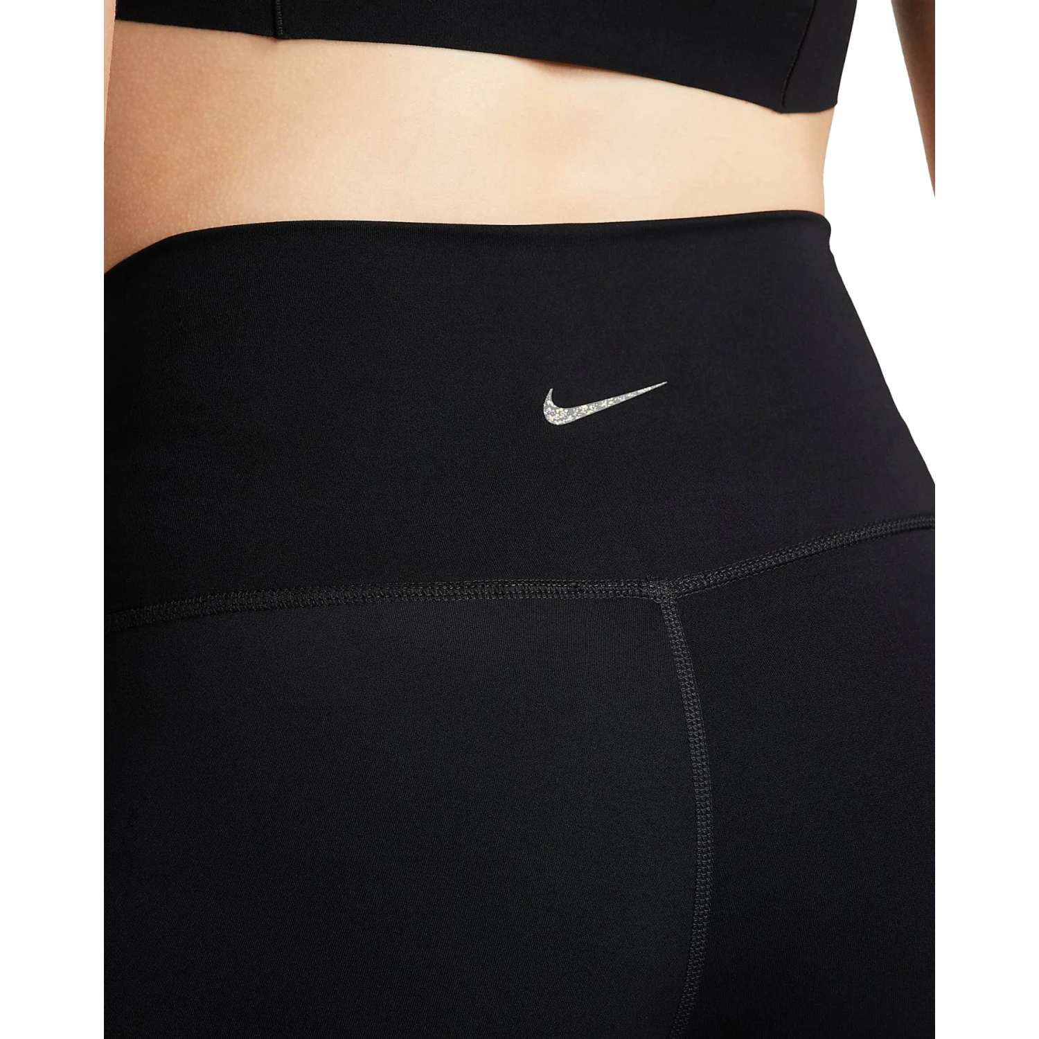 Nike Yoga 7" Legging Dames - Black/iron Grey DQ6027-010 5 Nike Yoga 7" Legging Dames - Black/iron Grey DQ6027-010 - Afbeelding 3