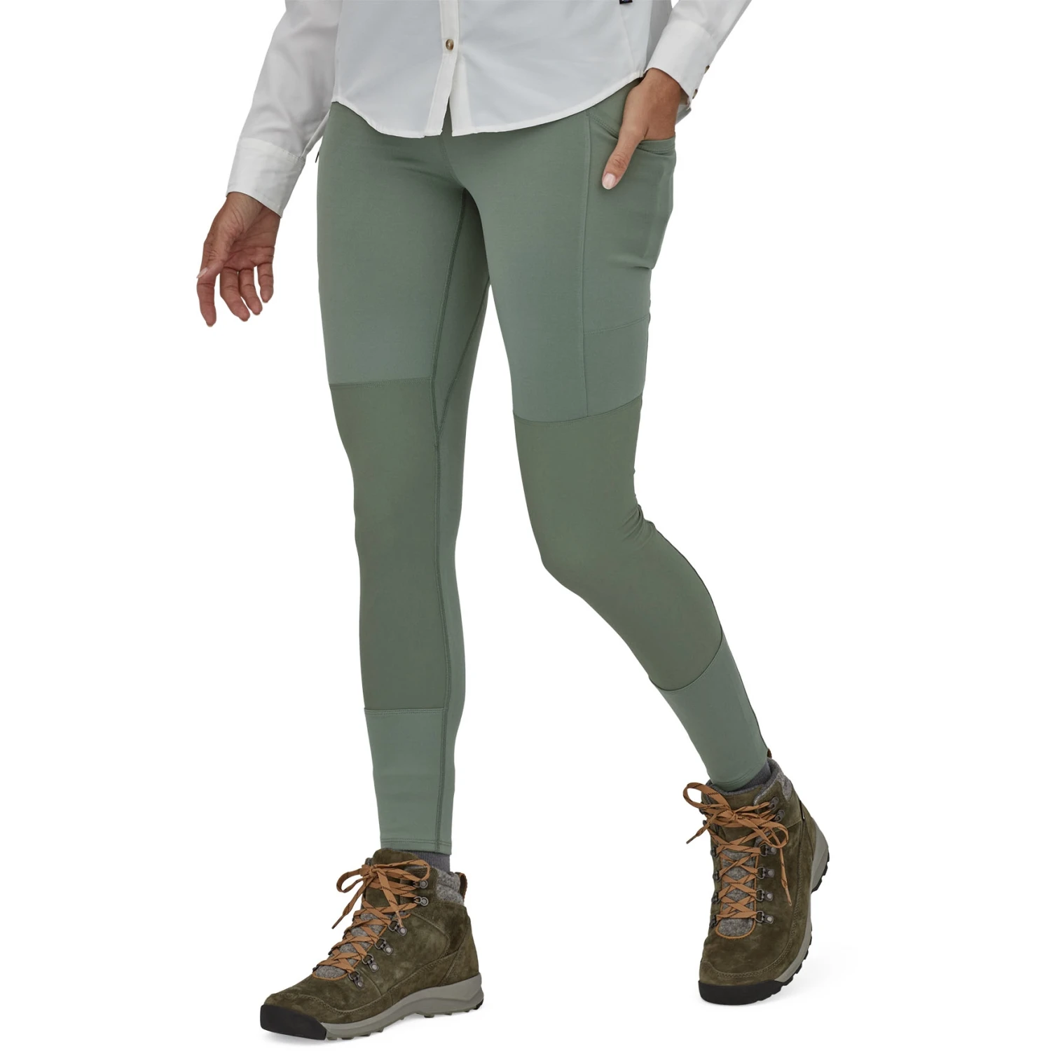 Patagonia Pack Out Hike Dames Legging - Hemlock Green 4 Patagonia Pack Out Hike Dames Legging - Hemlock Green - Afbeelding 2