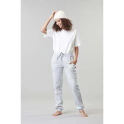 Picture Organic Clothing Picture Cocoon Dames Joggingbroek - Grey Melange -Fitness-Mode Winkel picture cocoon women sweatpants grey melange 6 1335876