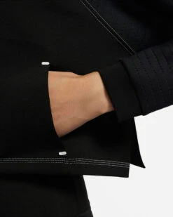 Nike Pro Fleece Crew Hardloopshirt Met Lange Mouwen Dames - Black/metallic Silver CU5745-010 -Fitness-Mode Winkel pro fleece rundhalsshirt fur 12 897529