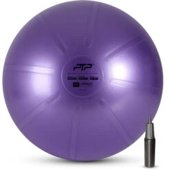 PTP Coreball 55cm Pilates Bal & Luchtpomp - Pearl Violet