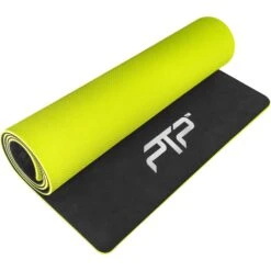 PTP Performance Mat Fitness Mat - Black & Lime