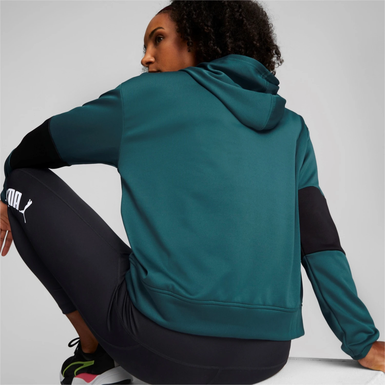 Puma All Day Training Hoodie Dames - Varsity Green 6 Puma All Day Training Hoodie Dames - Varsity Green - Afbeelding 4