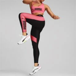 Puma Fit Eversculpt 7/8 Tight Dames - Puma Black-Sunset Pink -Fitness-Mode Winkel puma fit eversculpt womens 7 8 tights puma black sunset pink 2 1332183
