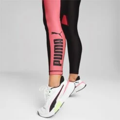 Puma Fit Eversculpt 7/8 Tight Dames - Puma Black-Sunset Pink -Fitness-Mode Winkel puma fit eversculpt womens 7 8 tights puma black sunset pink 5 1332186