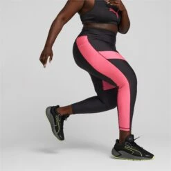 Puma Fit Eversculpt 7/8 Tight Dames - Puma Black-Sunset Pink -Fitness-Mode Winkel puma fit eversculpt womens 7 8 tights puma black sunset pink 8 1332189