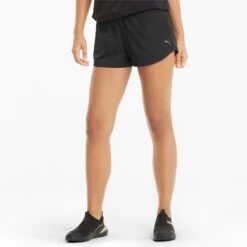 Puma Performane Woven 3" Short Dames - Puma Black -Fitness-Mode Winkel puma performane woven 3 womens training shorts puma black 3 1102338