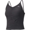Puma Studio Foundation Ruched Tanktop Dames - Puma Black -Fitness-Mode Winkel puma studio foundation ruched womens tank puma black 1 1235417