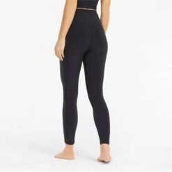 Puma Yogini Luxe High Waist 7/8 Tight Dames - Puma Black -Fitness-Mode Winkel puma yogini luxe high waist 7 8 womens training leggings puma black 4 1233747