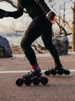 K2 MOD 110 - Speed / Marathon Inline Skates - Black - Red -Fitness-Mode Winkel redline mood 2 1467047