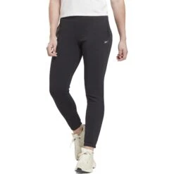 Reebok Lux Fleece Broek Dames - Zwart
