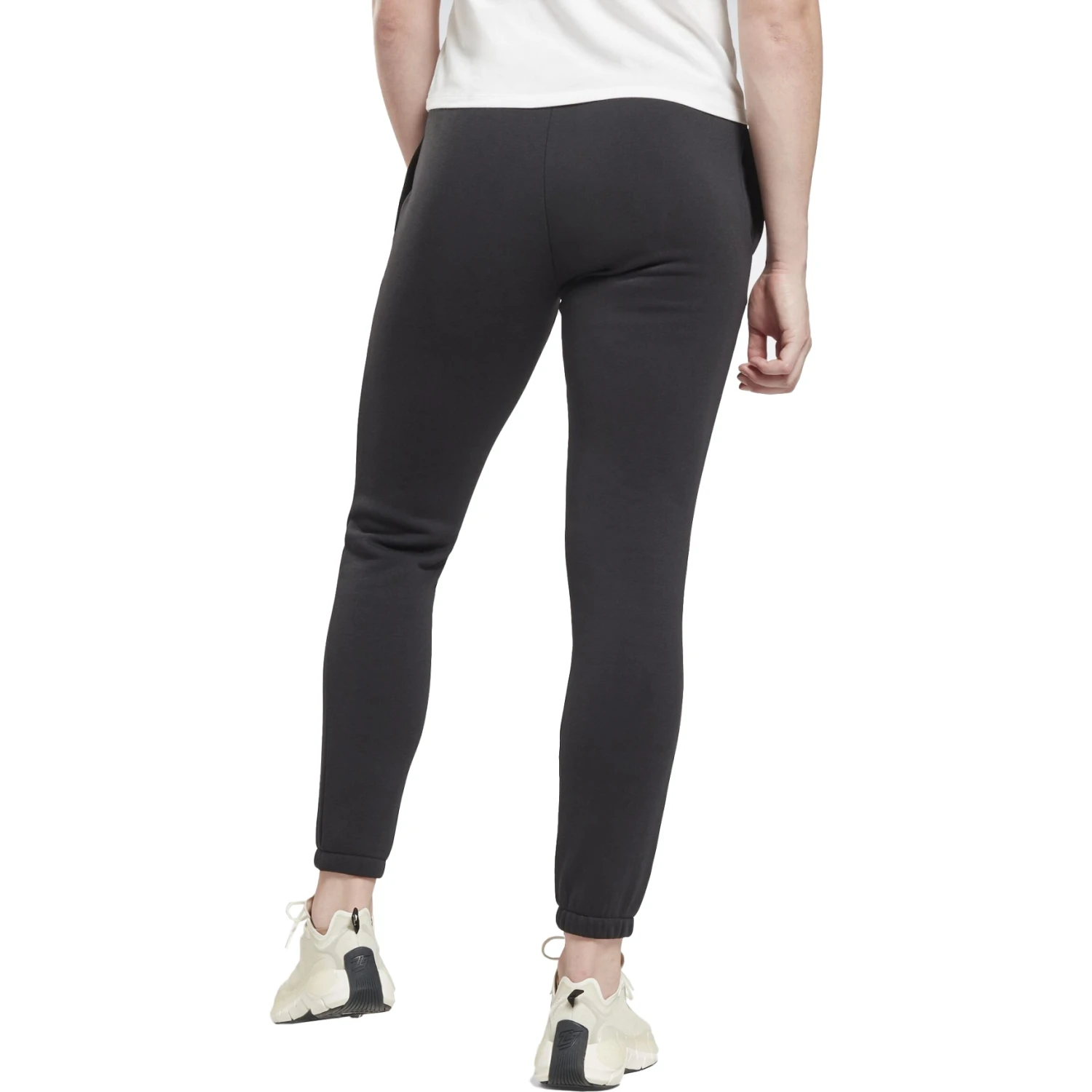 Reebok Lux Fleece Broek Dames - Zwart 5 Reebok Lux Fleece Broek Dames - Zwart - Afbeelding 3