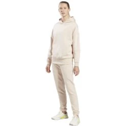 Reebok Lux Fleece Broek Dames - Soft Ecru -Fitness-Mode Winkel reebok lux fleece pant womens soft ecru 4 1368026