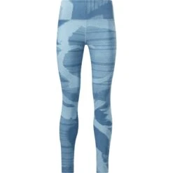 Reebok Lux Perform Tights AOP Women's - Steely Blue